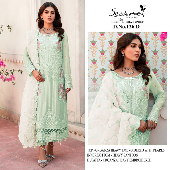 S 126 A To D By Serine Pakistani Suits Catalog